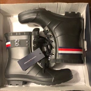 Tommy Hilfiger Black Sy Toniee Rain Boots